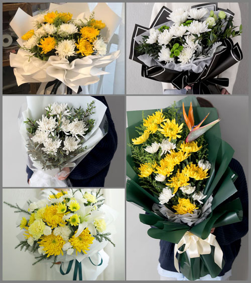 山东青岛平度市旧店镇东石家庄村白事花束代送